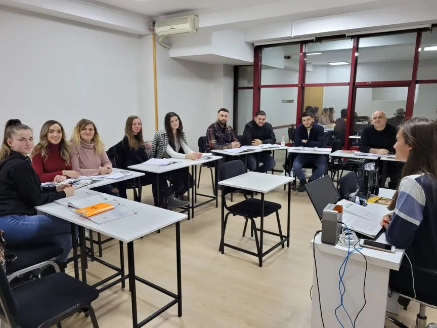 Kurs gjermanisht në klasë në Eurolingua Zentrum