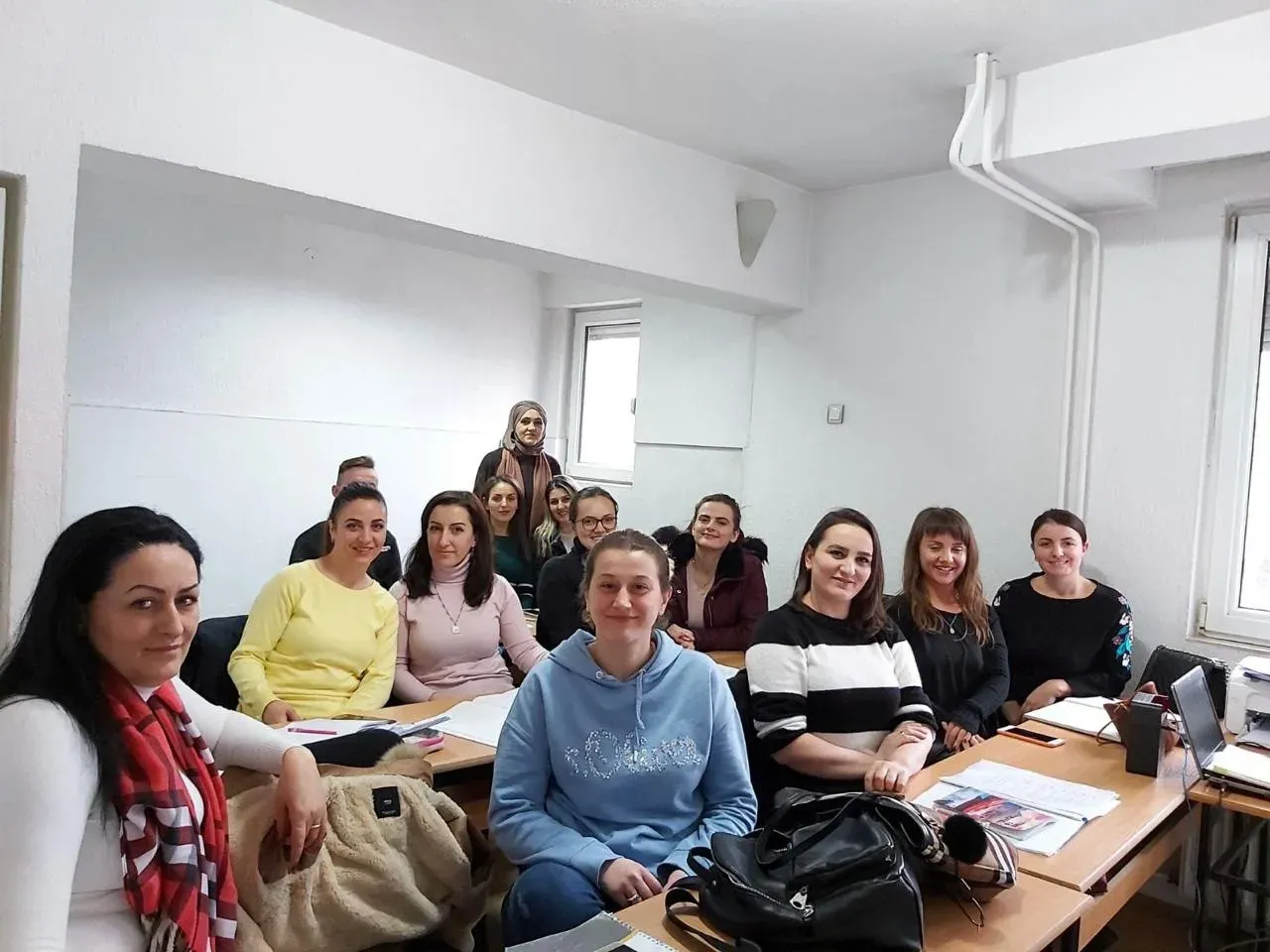 Grup kursi i gjermanishtes në klasë në Eurolingua Zentrum