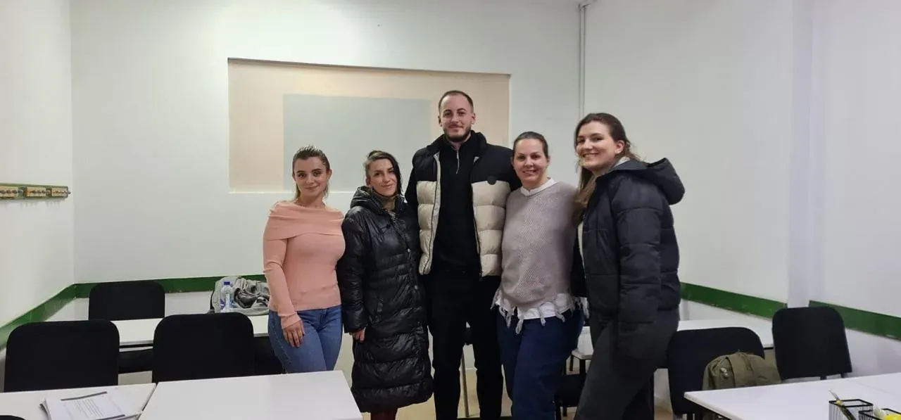 Studentë në klasën e gjermanishtes në Eurolingua Zentrum